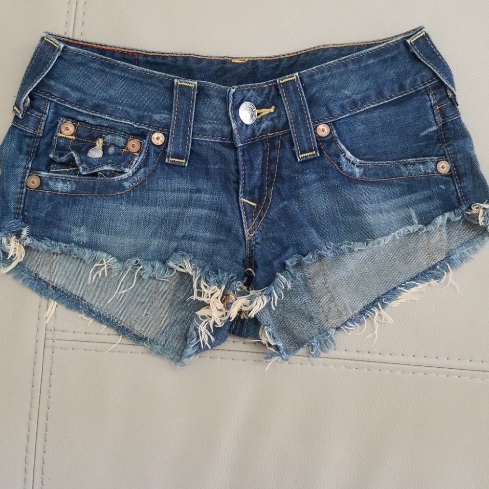 True religion hot denim Jean shorts(10/9.5 conditi